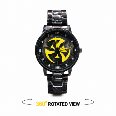 Wheel Rim Rotating Watch